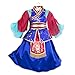 Disney Mulan Deluxe Costume for Kids Size 7/8 Multi