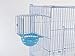 Lot of 2 Bird canary nest with metal hanging basket and door 4.5x4.5x6.5