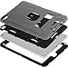 iPad Air 2 Case, BENTOBEN [Hybrid Shockproof Case] with Kickstand Rugged Triple-Layer Shock Resistant Drop Proof Case Cover for iPad Air 2 with Retina Display/iPad 6, Black/Gray