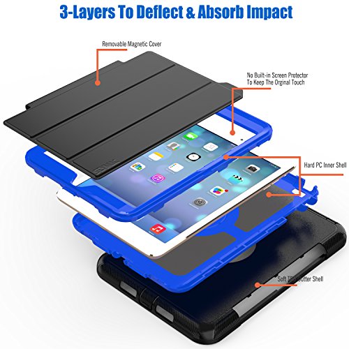 image for SEYMAC Stock for iPad Mini Case iPad Mini 1/2/ 3 Case, (Not for mini4)