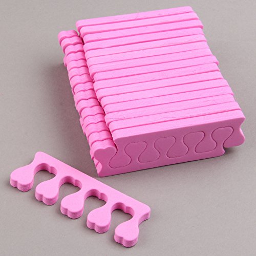 10Pcs Nail Art Soft Pink Finger Toe Seperators Manicure Pedicure Tools - Thumbnail 3