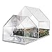 Grateful Gnome - Giant Window Bird Feeder - Clear Acrylic House for Small or Large Wild Bird Like Cardinals and Chickadees