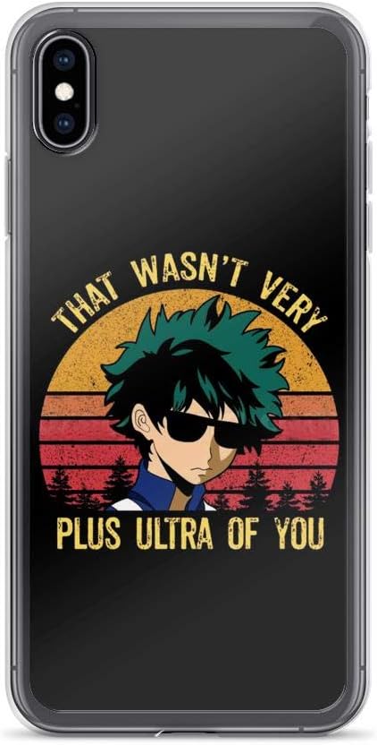 Vintage Sunset Izuku Midoriya My Hero Academia That Wasn't Very Plus Ultra of You Shockproof Anti-Scratch Case for iPhone 7 Plus/8 Plus
