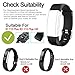 REDGO ID115Plus HR Replacement Band, Fitness Tracker Straps for ID115 Plus HR Bracelet, ID115HR Plus Pedometer, Not for ID115 or ID115HR, Black Blue Purple etc