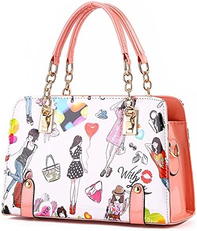Mikty Women's Casual Purse Handbags Fashion Shoulder Bag Tote Bags Pink