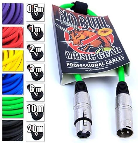 No Bull Nordell Music Gear' Premium XLR Cable (Green