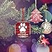PETCEE Dog Christmas Ornament 2022 Pet Dog Christmas Ornament for Christmas Tree Decorations Dog Puppy Cat Christmas Hanging Ornament Christmas Keepsake Gifts for Pet Dog Cat Lover