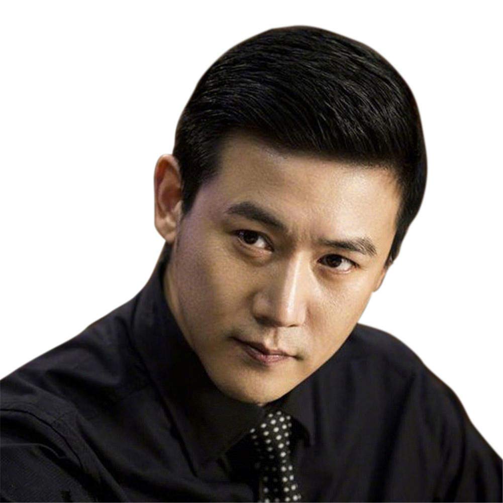 Buy Smart Hairs Male Short Straight Hair Middle Aged Men Short