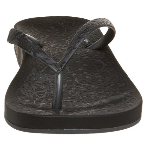 rider women's romantic thong, black/silver/dark grey, 10 m