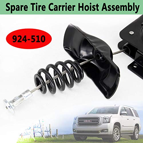 924-510 Spare Tire Hoist,Spare Tire Winch Carrier Hoist Assembly,Compatible with Chevy Silverado GMC Sierra 1500 HD Classic 2500 HD 3500 Chevrolet Tahoe GMC Yukon,Replaces#20870067,15703311,15866164 - Image 6