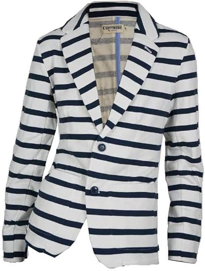 Amazon メンズ ボーダー裏毛テーラードジャケット カットソージャケット アウター 羽織り 春物 Q0213 01 メンズ 通販