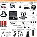 61-in-1 Action Camera Accessories Kit for GoPro Hero 7 6 5 4 3+ Hero Session 5 Black Accessory Bunble Set for AKASO APEMAN DBPOWER Xiaomi Yi SJ6000 Campark Rollei Lightdow Sony Sports DV Action Camera