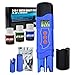 3-in-1 ORP Redox PH Temperature Combo Meter Tester w/Extra Electrode, Pen Type ATC -1999~1999mV 0.00-14.00pH 0~50°C, Water Quality Aquarium Tank Swimming Pool Lab Spa Hydroponics