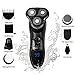 Electric Shaver Razor for Men Rotary Shaver Beard Trimmer Nose Trimmer 8 in 1 Cordless Waterproof Fast Charging