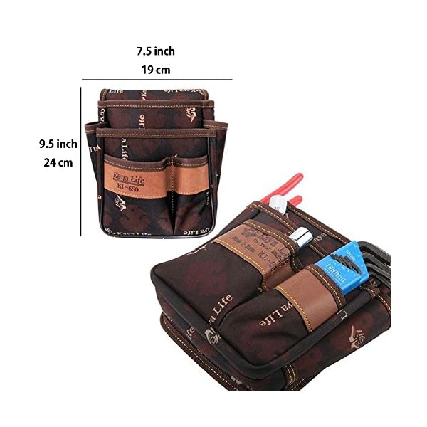 Gürteltasche Werkzeuggürtel Nagel Hammer Schrauber Halter Taschen Fächer Leicht Zugängliche Organizer Befestigung Gürtel… – Bild 8