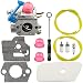 Harbot 128LD Carburetor with Air Filter Fuel Line Filter Gasket for Husqvarna 124L 125E 125C 125L 125LD 125R 125RJ 128C 128CD 128L 128LDX 128R 128RJ 128DJX Craftsman String Trimmer C1Q-W40A primary