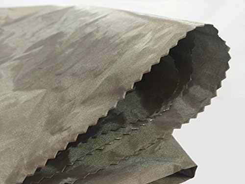 JWtextec Conductive Fabric EMI Shielding Plain Style Copper/Nickel Coating Fabric (39.37x39.37 Inches(1mX1m))