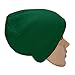 DALIX Solid Color Beanie Cap 8 inch Winter Hat Warm Snowboard Ski Hat Dark Green