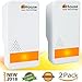 Ultrasonic Pest Repeller - (2 Pack) Electronic Plug in Best Repellent - Pest Control - Get Rid Of - Rodents Squirrels Mice Rats Insects - Roaches Spiders Fleas Bed Bugs Flies Ants Mosquitos Fruit Fly