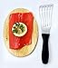 Stainless Steel Fish Spatula, Professional Slotted and Angled Turner, Kitchen Tool, Brilliant Seafood and Baking Cooking Utensil, with 6.5 Inch Blade, Comfortable Ergonomic Handle