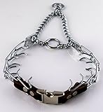 Herm Sprenger Chrome Prong Collar with Pawmark Quick-Snap Buckle - XLarge