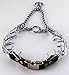 Herm Sprenger Chrome Prong Collar with Pawmark Quick-Snap Buckle - Large