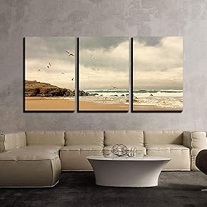 Seagulls Fly on The Coast x3 Panels