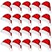 WINIT Mini Christmas Hats Santa Hat for Crafts Dolls Wine Bottle Christmas Cap Xmas Party Decorations Santa Hat Bulk Pack of 20 (straight)