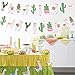 Llama Party Supplies Party Banners - Mexican Fiesta/Cino De Mayo Llama Cactus Baby Shower/Birthday Party Decorations - Alpaca Succulent Bolivian Peru Party Home Decorations
