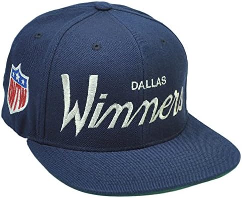 RWTW Dallas Roll With The Winners Snapback Hat Cap Navy Blue Silver Winning Team