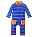 UV Skinz UPF 50+ Baby Boys Sun & Swim Suit - Royal Fun Stripe -3/6 month