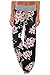 Aifer Women Casual Comfy Chic Floral Drawstring Long Wide Leg Pants