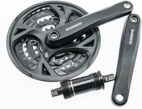 Shimano FC-M371 MTB Bike Crankset 44/32/22 Triple 9s 170mm + Square Taper BB NEW
