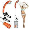 Zooma Draagbare douche/campingdouche, campingdouche met dompelpomp, draagbare outdoor douche waterpomp voor camping