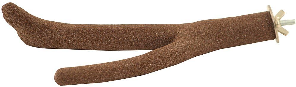 Sanded Nail Trimming Forked Parrot Perch - Small