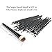 BEAKEY 20+1 Makeup Brush Set Professional Eyeshadow Brush set Foundation Eyeliner Brush Powder Liquid Cream Cosmetics Blending Brush Tool with 1 Secret Gift