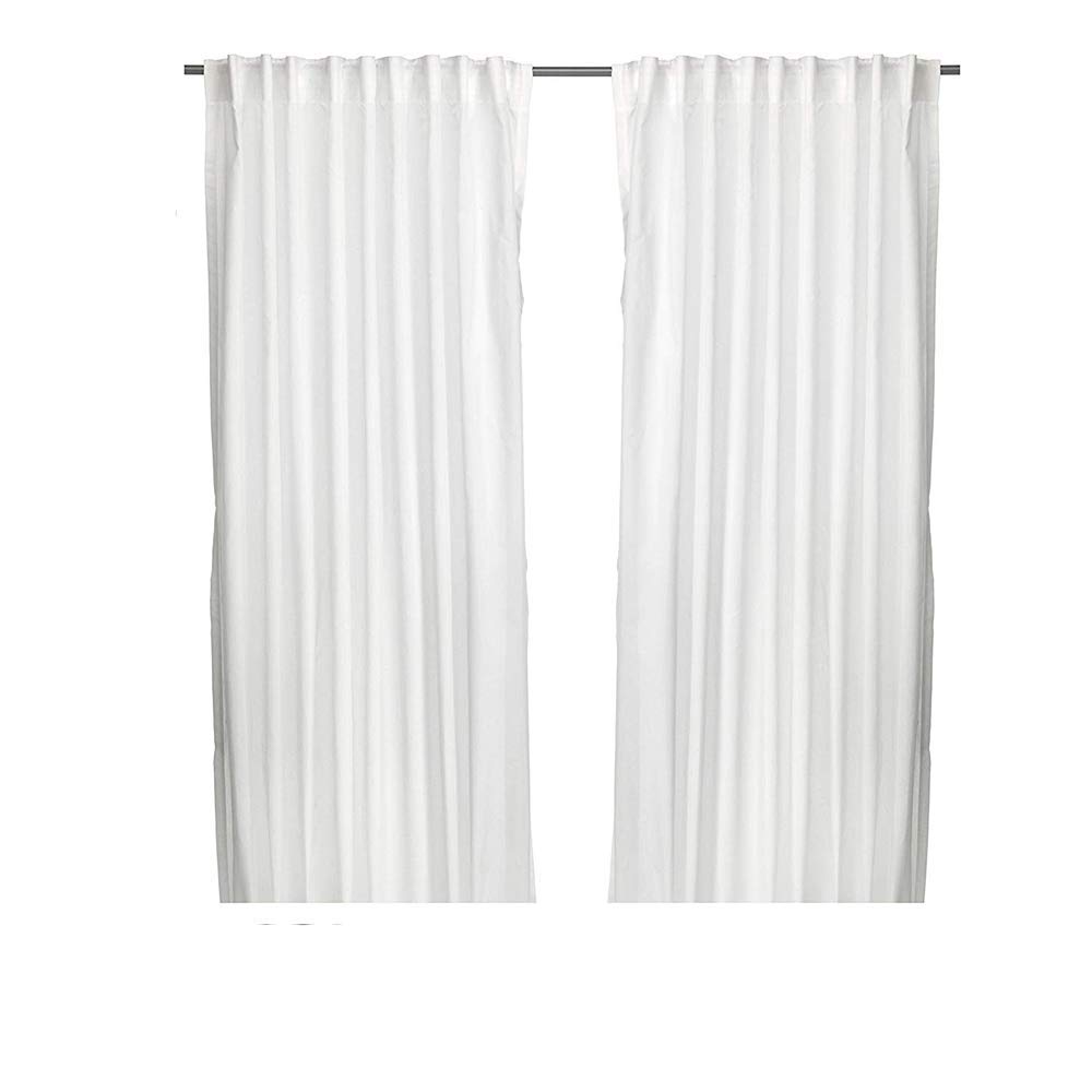 Ikea Thin Curtains 1 Pair White By Ikea Amazon In Home Kitchen