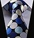 SetSense Men's Polka Dot Jacquard Woven Tie Necktie Set