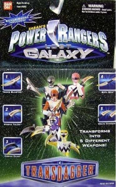 power rangers lost galaxy toys