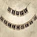 Natural Burlap Happy Halloween Banners