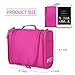 Hanging Toiletry Bag Travel Cosmetic Kit - Large Essentials Organizer - Sturdy Hook Makeup bag - Heavy Duty Waterproof for Men and Womens (Rose Pink)