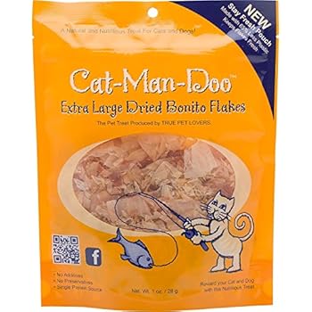 Amazon.com : Cat-Man-Doo Extra Large Bonito Flakes, 1 ...