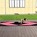Giantex 4'x10'x2 Gymnastics Mat Thick Folding Panel for Gym Fitness with Hook & Loop Fasteners