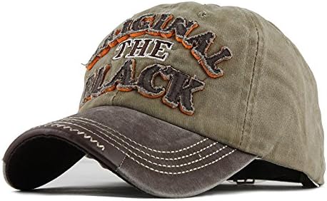 Washed Baseball Cap Fitted Cap Snapback Hat for Men Bone Women Gorras Casual Casquette Letter Cap Brown