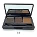 Ucanbe 3 Colours Waterproof Eyebrow Powder/Shadow Palette with Double Sided Brush,#2