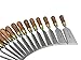 Narex 811603-811650 Premium 16 Piece Chisel Set with 3, 4, 5, 6, 8, 10, 12, 14,16, 18, 20, 26, 30, 32, 40 and 50 mm Sizes European Hornbeam Handles