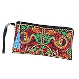 Froomer Lady Handbag Purse Handmade Nation Retro Embroidered Bag Wallets