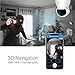 Indoor Camera, Nanny Cam, Wireless IP Camera, WiFi 1080P HD Home Security Camera with Two Way Audio and Video, Night Vision Pet/Dog/Cat/Elder/Baby Monitor, Pan/Tilt/Zoom Function