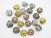 jennysun2010 Solid Metal Lion Head Bracelet Necklace Connector Charm Beads Randomly Mixed 10pcs per Bag for Bracelet Necklace Earrings Jewelry Making Crafts Design