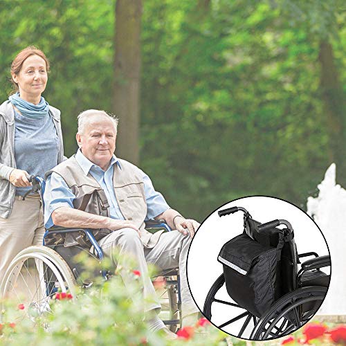 Wheelchair Bag, Womdee Travel Storage Tote, Great Accessory Pack for Your Mobility Devices, Fits Most Scooters, Walkers, Rollators - Manual, Powered Or Electric Wheelchairs - Thumbnail 6